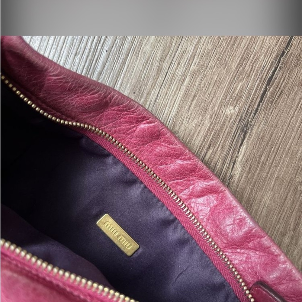Miu Miu Bag. Authentic. Beautiful Soft Leather. G… - image 5